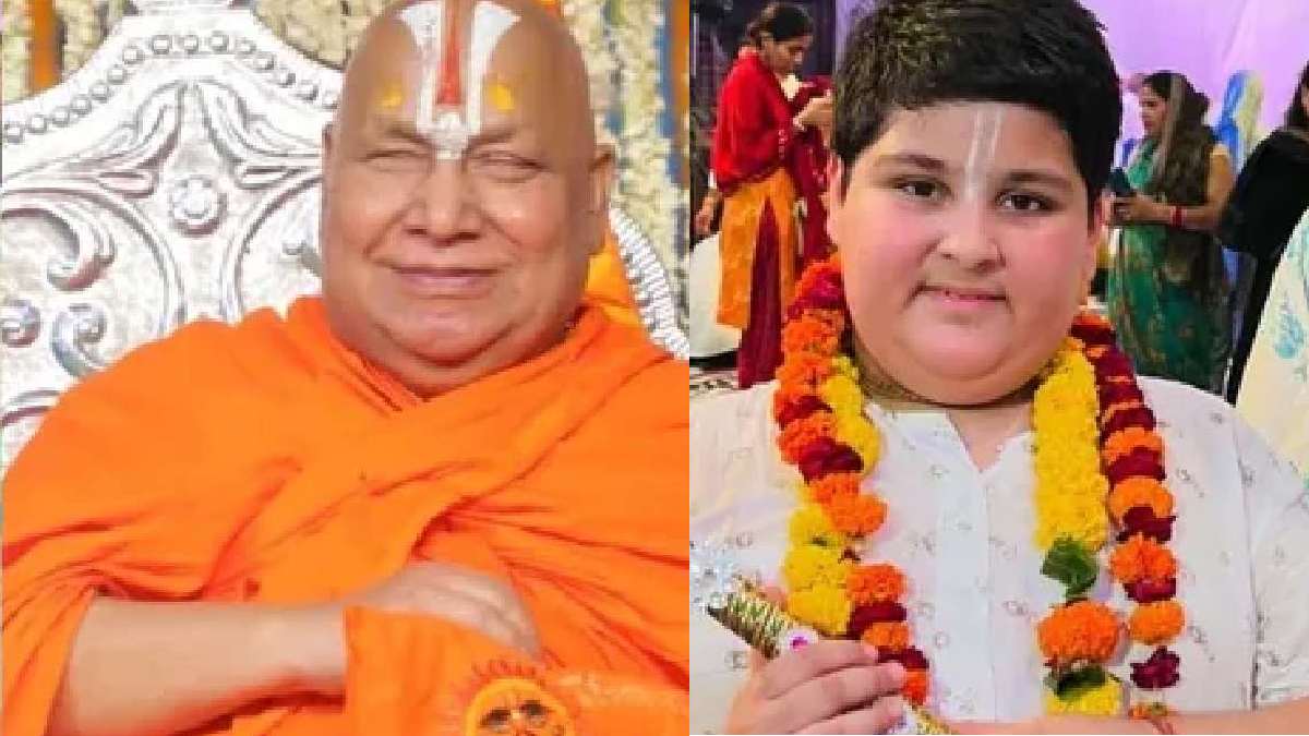 ‘Itna Murkh Ladka Hai…’ Swami Rambhadracharya Criticizes 10-Year-Old Orator Abhinav Arora: Watch