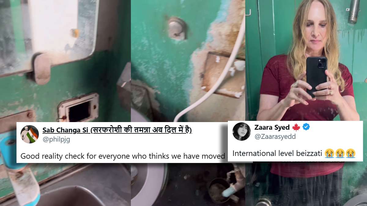 Foreigner Shares Poor Quality Of Western Toilet In The Indian Railway; Internet Agrees ‘Good Reality Check’