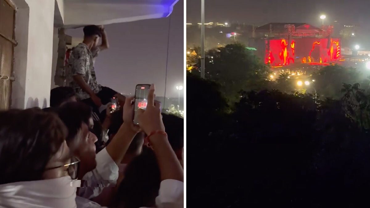 Hostel Boys Enjoy Diljit Dosanjh’s Jaipur Concert From Their Balcony; Netizens Say ‘Ab Rent Badh Aur Jayega’