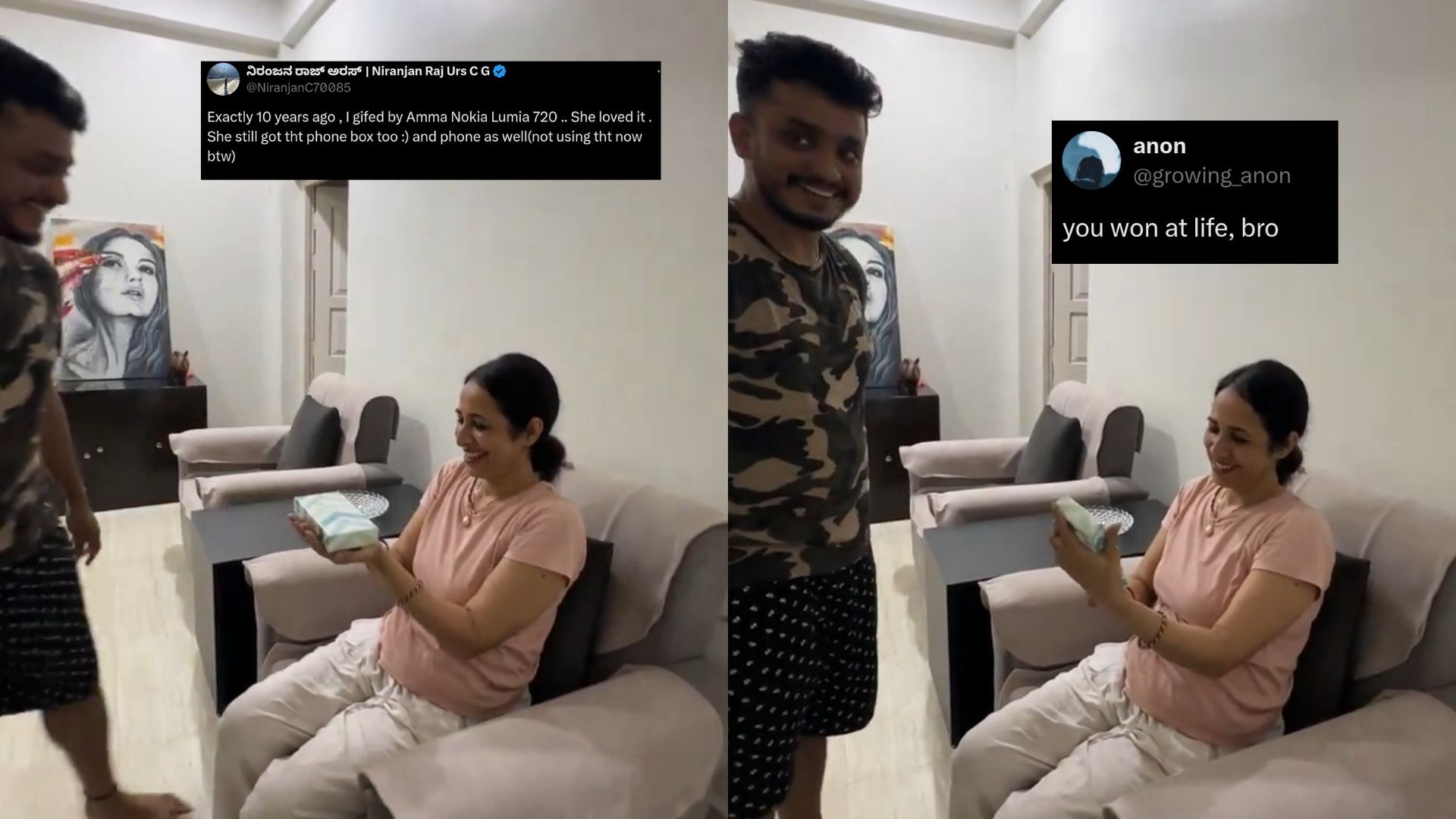 Bengaluru Man Gifts Mom An iPhone 15 For Diwali; Sparks Heartwarming Reactions On The Internet