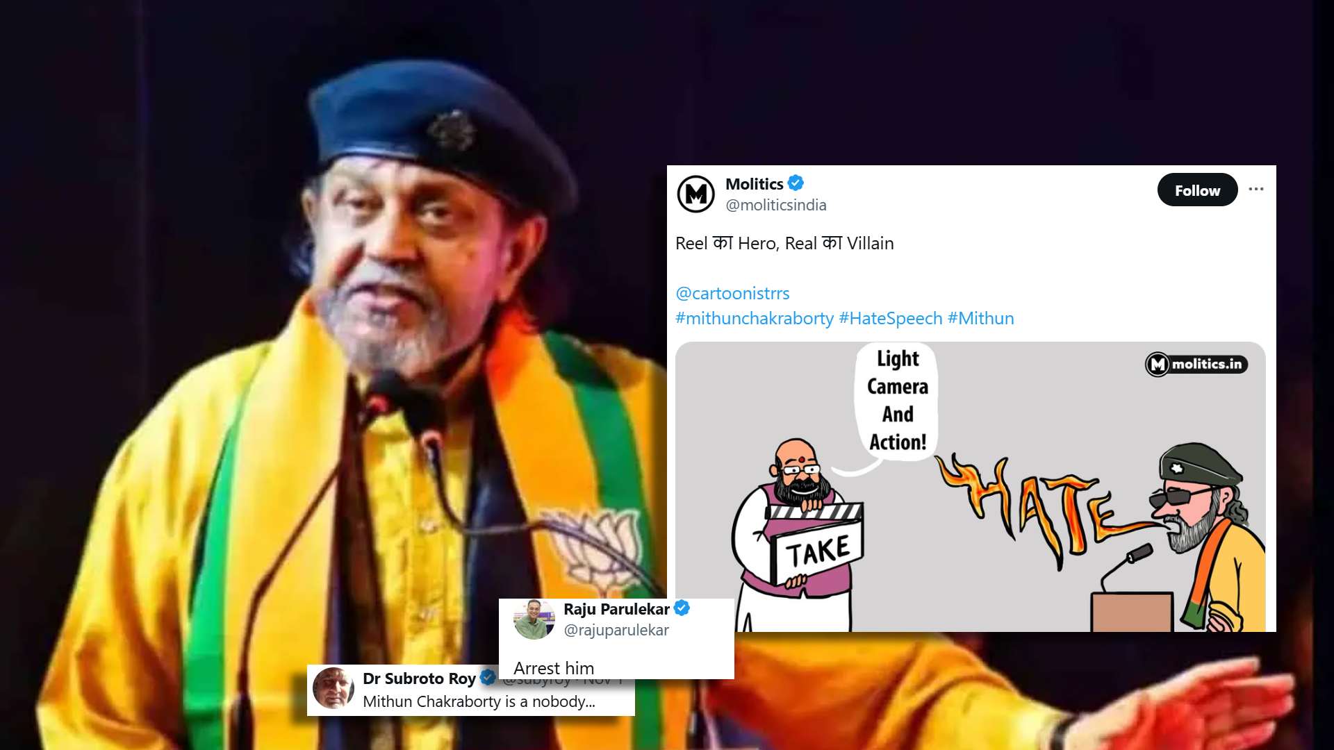 ‘Will Chop You’ Mithun Chakraborty’s Hate Speech In Presence Of Amit Shah Goes Viral: Watch