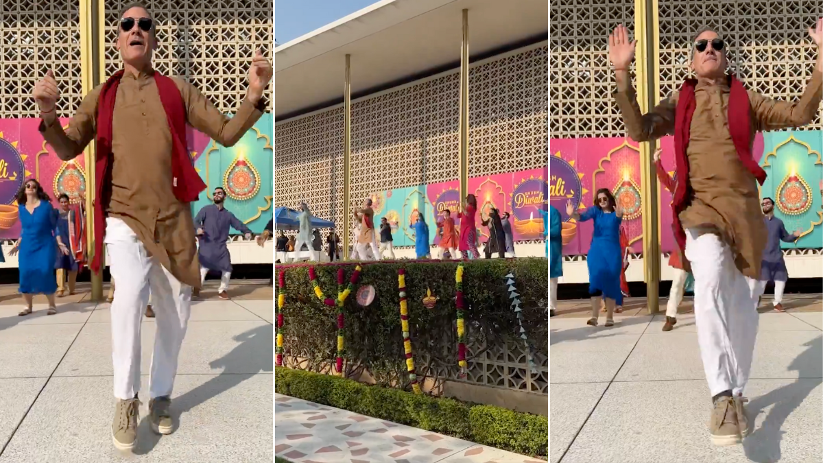 Watch US Ambassador Groves To Tauba Tauba During Diwali Party; Dance Goes Viral